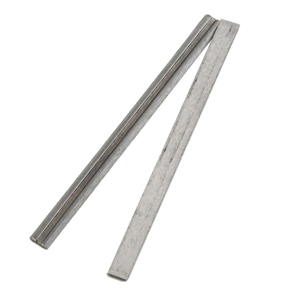 82 Mm Planer Blades For Most Of The 82mm Electric Handheld Wood Planers Carbon Steel For Cutting Soft Woods 82 X 5.5 X 1.1mm China Mainland
82 Mm Planer Blades For Most Of The 82mm Electric Handheld Wood Planers Carbon Steel For Cutting Soft Woods 82 X 5.5 X 1.1mm China Mainland
