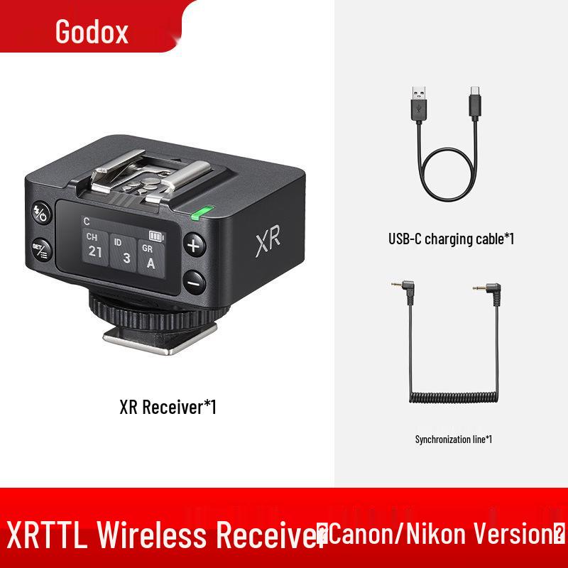 Godox XR S TTL High-Speed Sync Flash Trigger for Canon, Sony, Nikon
Godox XR S TTL High-Speed Sync Flash Trigger for Canon, Sony, Nikon