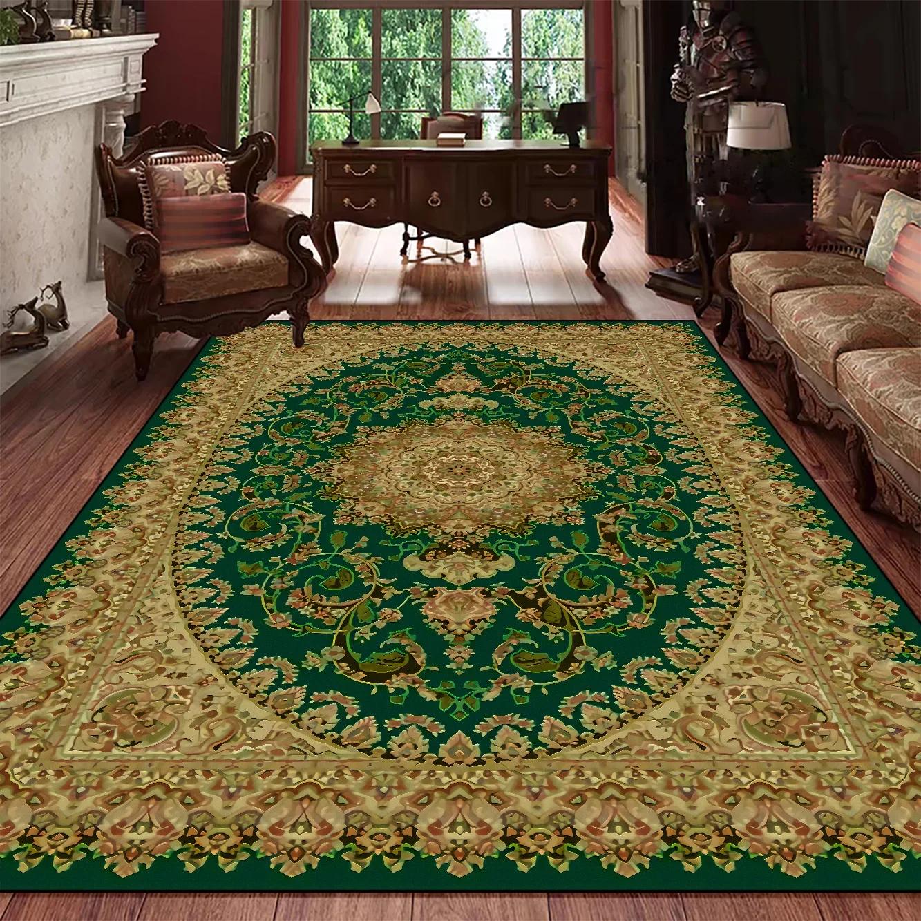 Vintage Persian High-end Luxury Carpet Living Room Sofa Washable Rug Home Decoration Large Bedroom Rug Non-slip Coffee Table Mat 60x90cm
Vintage Persian High-end Luxury Carpet Living Room Sofa Washable Rug Home Decoration Large Bedroom Rug Non-slip Coffee Table Mat 60x90cm
