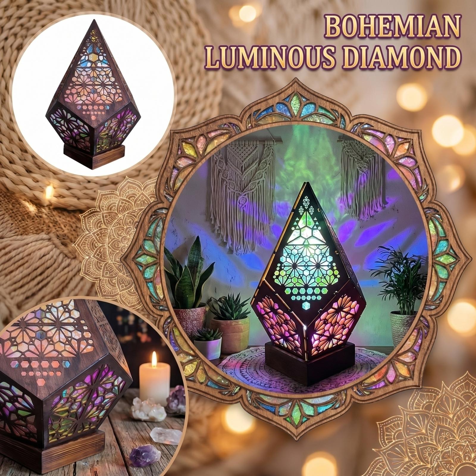 Diamond-shaped Hollowed-out Bohemian Colorful Light One Size жёлтый
Diamond-shaped Hollowed-out Bohemian Colorful Light One Size жёлтый