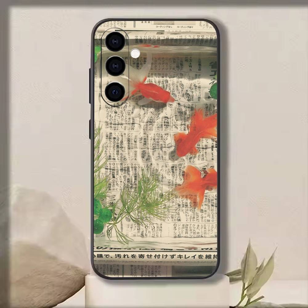 Newspaper Goldfish Phone Case For Samsung Galaxy A73,A72,A71,A70,A53,A52,A51,Soft Silicone Black Cover Samsung a12
Newspaper Goldfish Phone Case For Samsung Galaxy A73,A72,A71,A70,A53,A52,A51,Soft Silicone Black Cover Samsung a12