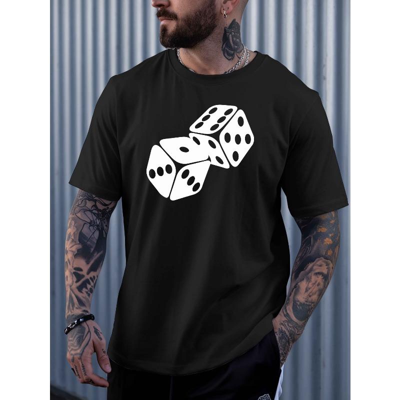 Dice Men s Summer Short-sleeved T-shirts, Fashionable and Trendy Printed Men s Bottoming Shirts, Spring and Summer Round Neck Casual Versatile Tops 4XL чорний
Dice Men s Summer Short-sleeved T-shirts, Fashionable and Trendy Printed Men s Bottoming Shirts, Spring and Summer Round Neck Casual Versatile Tops 4XL чорний