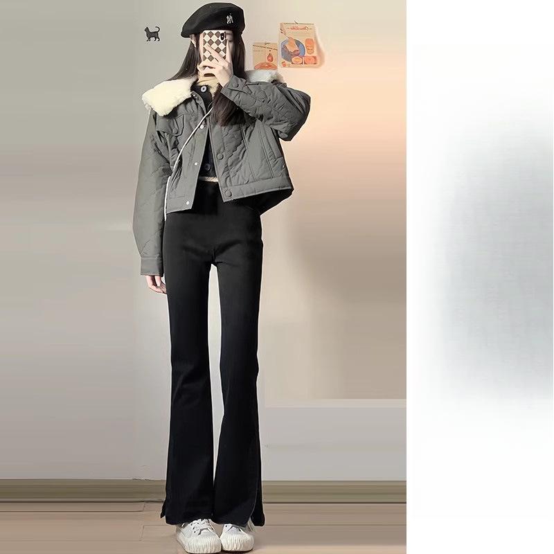 Spring and Summer Micro-pull Pants Black Women s Spring High-waisted Small Slim-fitting and Thin Suit Flared Pants M
Spring and Summer Micro-pull Pants Black Women s Spring High-waisted Small Slim-fitting and Thin Suit Flared Pants M