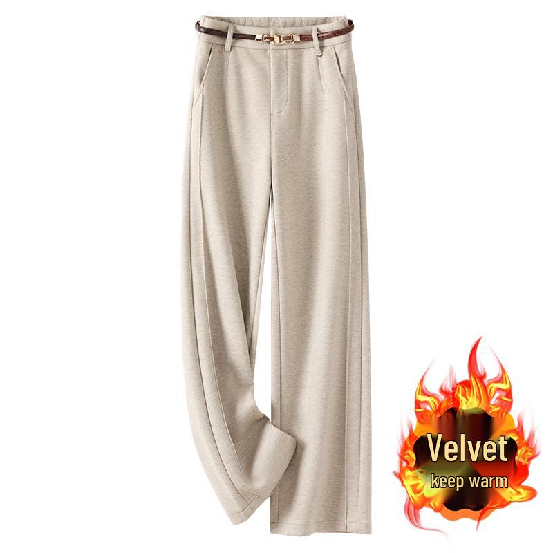 Women s Oatmeal Wool Wide-Leg Pants, 2024 Fall/Winter Collection, Draped Straight-Leg, Slim-Fit Casual Long Pants M
Women s Oatmeal Wool Wide-Leg Pants, 2024 Fall/Winter Collection, Draped Straight-Leg, Slim-Fit Casual Long Pants M