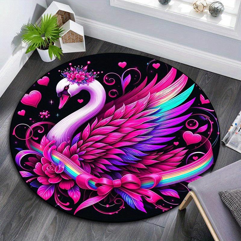 1pc Soft, Absorbent & Non Slip Beautiful swan Round Rug Soft Circle Rug for Living Room & Bedroom Decor, Chair Mats, and Unforgettable Home 80cm by 80cm
1pc Soft, Absorbent & Non Slip Beautiful swan Round Rug Soft Circle Rug for Living Room & Bedroom Decor, Chair Mats, and Unforgettable Home 80cm by 80cm