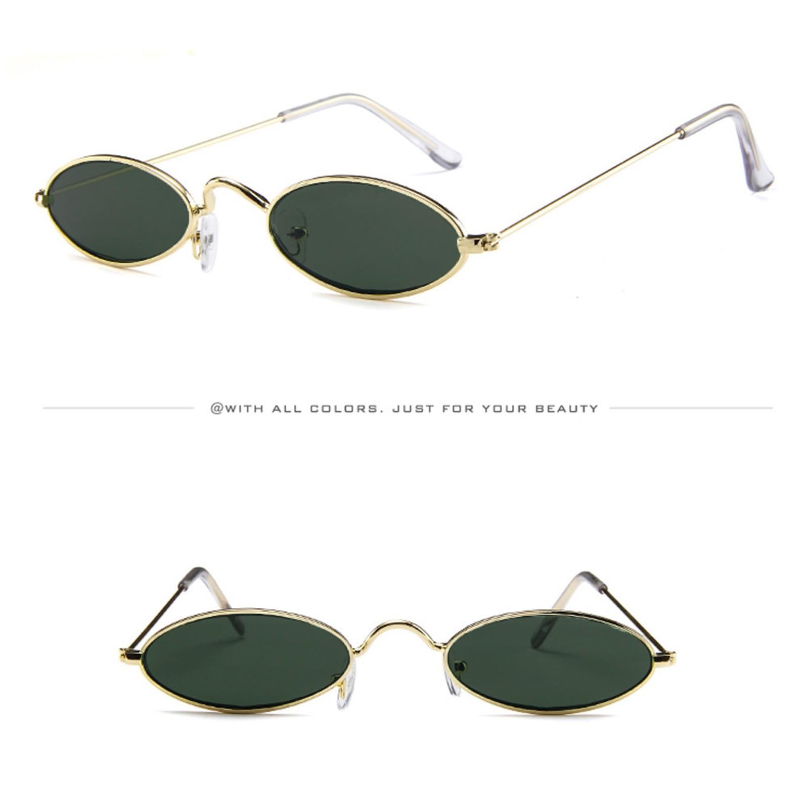 Модные мужские женские ретро маленькие овальные солнцезащитные очки в металлической оправе с оттенками очков разноцветный
Модные мужские женские ретро маленькие овальные солнцезащитные очки в металлической оправе с оттенками очков разноцветный