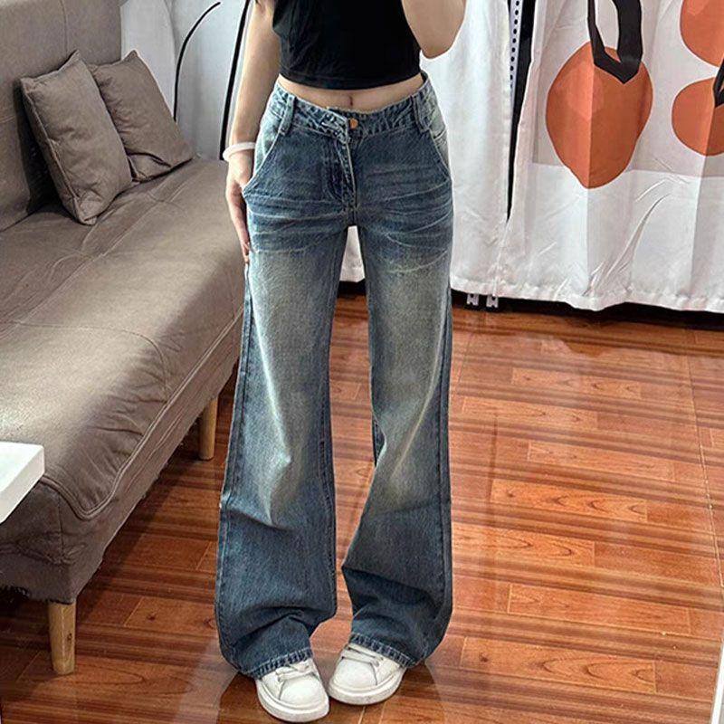 Дизайнерський сенс випраних потрісканих джинсів широкого крою жіночі літні із середньою посадкою скінні розкльошені штани зі шлейфом ретро вуличний стиль мішкуваті довгі джинси для леді M
Дизайнерський сенс випраних потрісканих джинсів широкого крою жіночі літні із середньою посадкою скінні розкльошені штани зі шлейфом ретро вуличний стиль мішкуваті довгі джинси для леді M