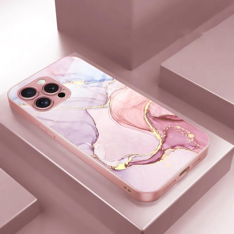 Creative Marble Pattern Pink Metallic Paint Glass Hard Phone Case For iPhone 17 16 15 14 13 12 11 Pro Max Plus 16E 17Air Cover iPhone 15 Pro Max
Creative Marble Pattern Pink Metallic Paint Glass Hard Phone Case For iPhone 17 16 15 14 13 12 11 Pro Max Plus 16E 17Air Cover iPhone 15 Pro Max