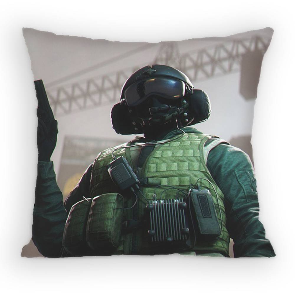Tom Clancys Rainbow Six Siege Character Pillow Case Sofa Living Room for Bedroom Cushion Square Cushion Nap Time 30x30 cm
Tom Clancys Rainbow Six Siege Character Pillow Case Sofa Living Room for Bedroom Cushion Square Cushion Nap Time 30x30 cm