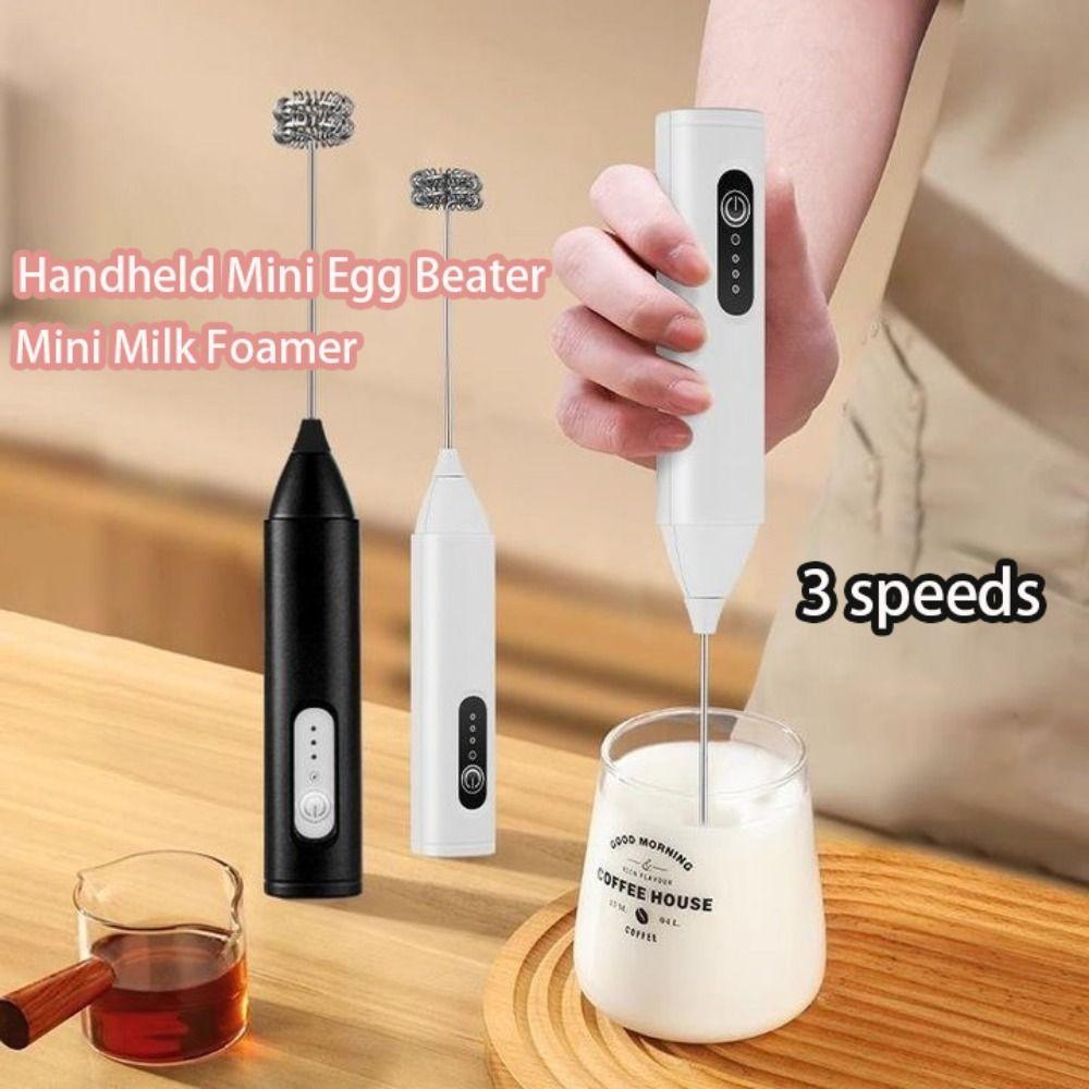 USB Rechargeable Egg Beater Electric Immersion Blender New Coffee Blender Espresso Tools Black 306
USB Rechargeable Egg Beater Electric Immersion Blender New Coffee Blender Espresso Tools Black 306