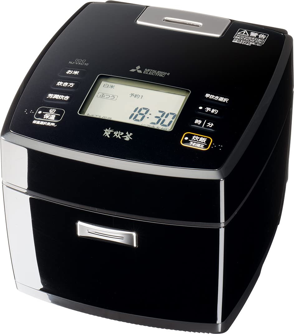MITSUBISHI ELECTRIC Rice Cooker Cups IH Type Made in Japan Binchotan Charcoal Cooker Rich Variety of Rice Cookers Kokuyo 5.5 NJ-VXC10-B
MITSUBISHI ELECTRIC Rice Cooker Cups IH Type Made in Japan Binchotan Charcoal Cooker Rich Variety of Rice Cookers Kokuyo 5.5 NJ-VXC10-B