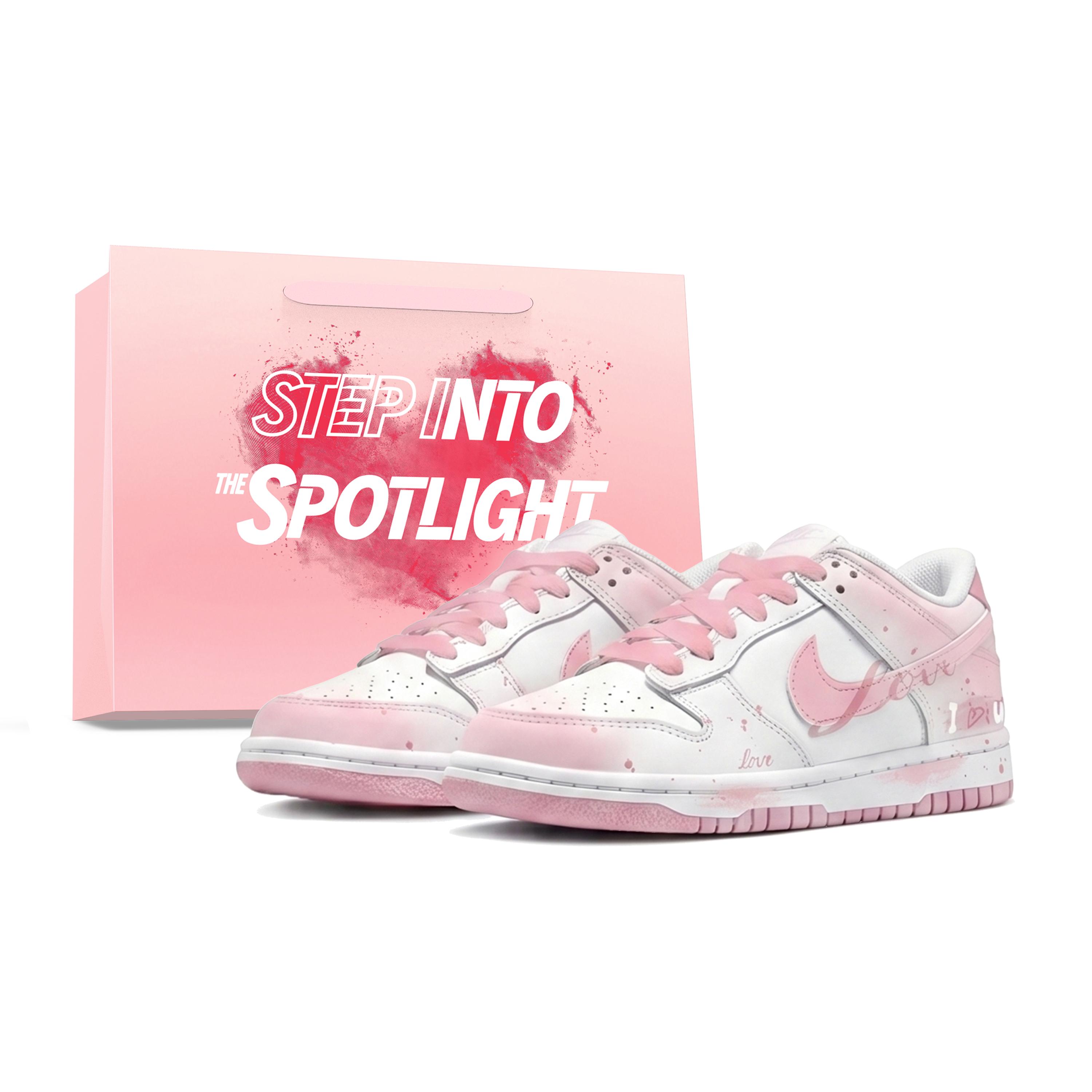 Nike Dunk Pink Love Slip Resistant Abrasion Resistant Low top Skateboard Shoes Unisex Pink White FB9109-125(Team1430-love) 38.5
Nike Dunk Pink Love Slip Resistant Abrasion Resistant Low top Skateboard Shoes Unisex Pink White FB9109-125(Team1430-love) 38.5
