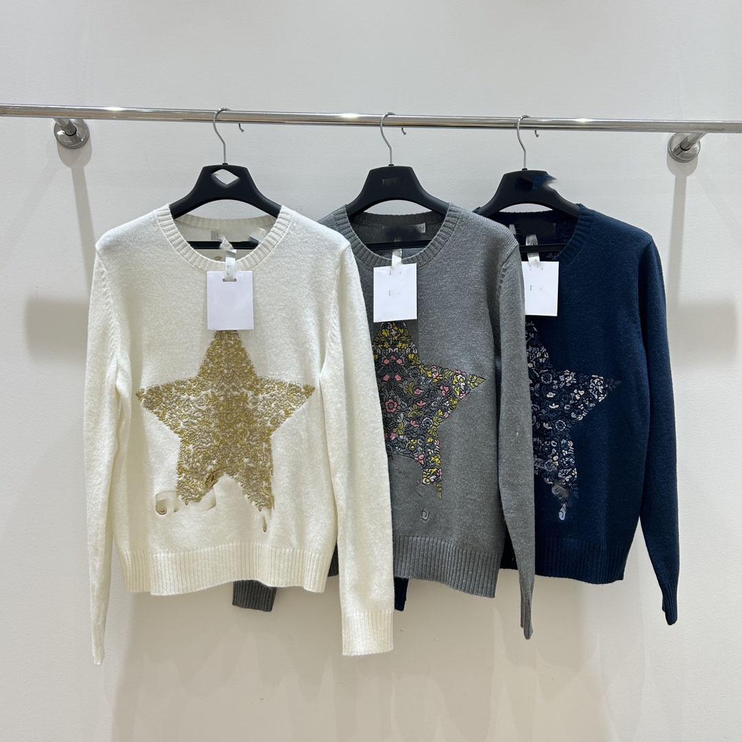 Floral Star Embroidered Wool Knitwear Sweater - Autumn/Winter Versatile Women s Fashion Medium
Floral Star Embroidered Wool Knitwear Sweater - Autumn/Winter Versatile Women s Fashion Medium