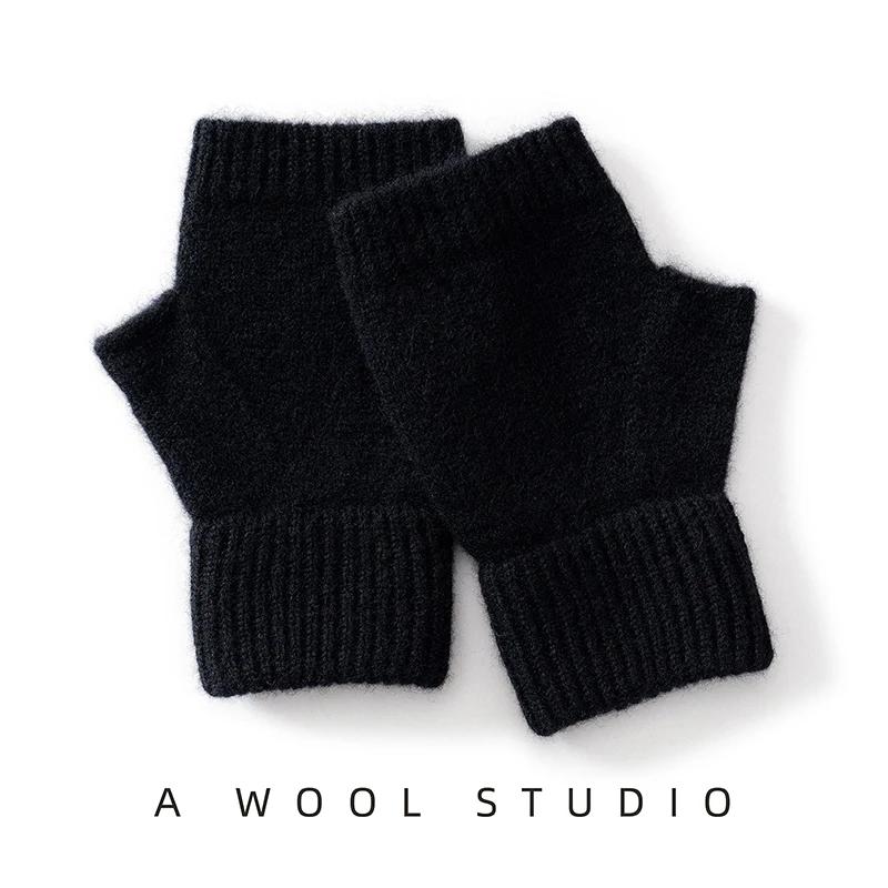 Winter Women 100% Merino Wool Mitts 15Cm Knitted Fingerless Gloves Thermal Gloves Semi Finger Lengthen Mittens Arm Warmers One Size
Winter Women 100% Merino Wool Mitts 15Cm Knitted Fingerless Gloves Thermal Gloves Semi Finger Lengthen Mittens Arm Warmers One Size