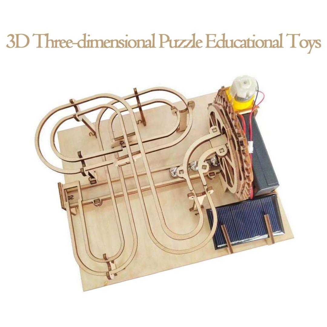 PDTO 3D деревянные головоломки мраморный бег на солнечной энергии DIY набор для сборки моделей для взрослых
PDTO 3D деревянные головоломки мраморный бег на солнечной энергии DIY набор для сборки моделей для взрослых