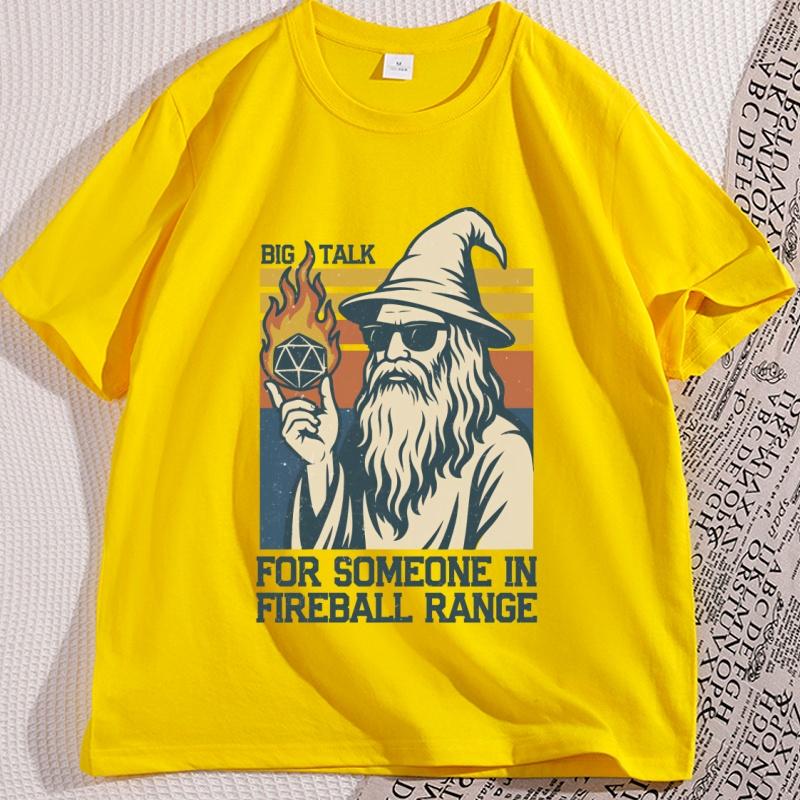 Cast Fireball Tshirt Unisex Women Sarcastic Wizard Sorcerer T Shirts Cotton Short Sleeve Fantasy T Shirt Unisex Vintage Clothes 4XL
Cast Fireball Tshirt Unisex Women Sarcastic Wizard Sorcerer T Shirts Cotton Short Sleeve Fantasy T Shirt Unisex Vintage Clothes 4XL