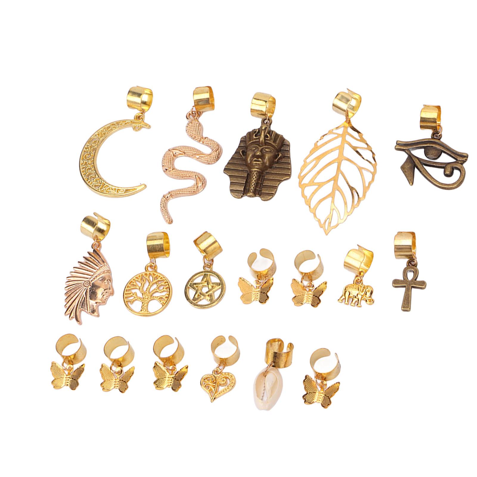 18 PCS Dreadlocks Jewelry Lovely Alloy Fashion Hair Braid Pendants Set for Hair Decoration
18 PCS Dreadlocks Jewelry Lovely Alloy Fashion Hair Braid Pendants Set for Hair Decoration