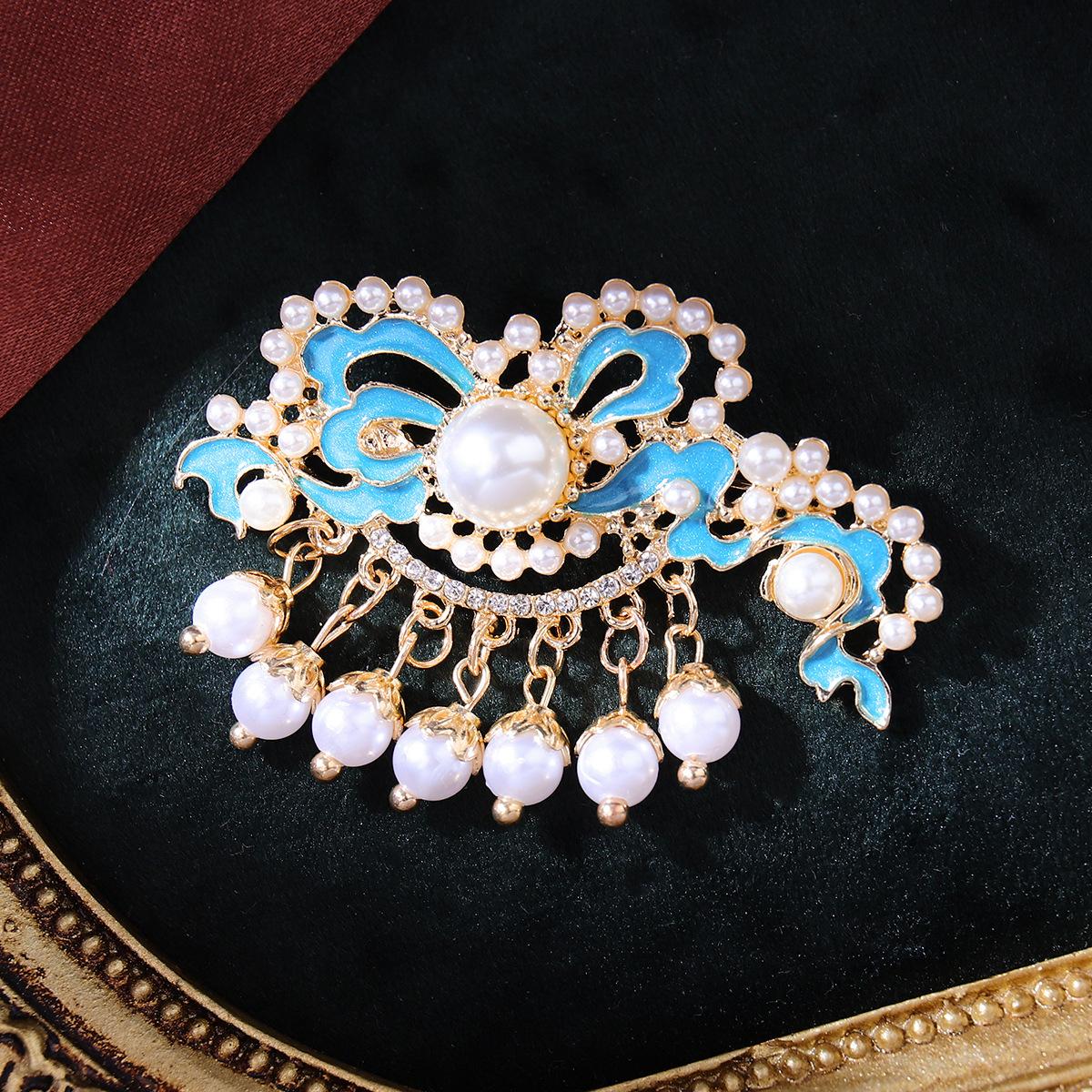 Guochao Hanfu Ming-Made Song Dynasty Made Daily Cheongsam Brooch Accessories Burnt Blue Xiaomi Bead Lily Of Valley Premium Sense Pin Accessories
Guochao Hanfu Ming-Made Song Dynasty Made Daily Cheongsam Brooch Accessories Burnt Blue Xiaomi Bead Lily Of Valley Premium Sense Pin Accessories
