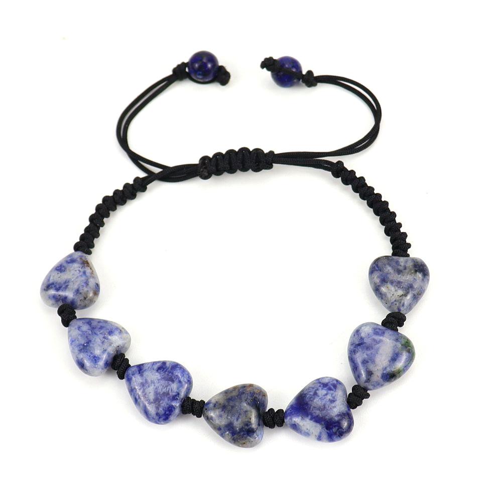 Hand-Woven Colorful Heart-Shaped Love Agate Crystal Bracelet Stone Yoga Bracelet B65 pure natural
Hand-Woven Colorful Heart-Shaped Love Agate Crystal Bracelet Stone Yoga Bracelet B65 pure natural