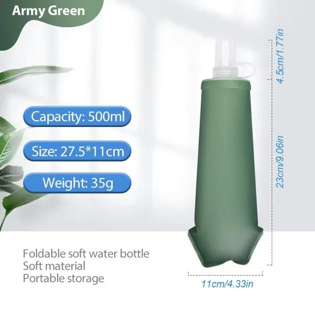 1 шт. 150 мл/250 мл/500 мл складная силиконовая бутылка для воды, размер для укуса, для бега, кемпинга, пеших прогулок, путешествий, удобная бутылка для воды BOT220-GRE-500
1 шт. 150 мл/250 мл/500 мл складная силиконовая бутылка для воды, размер для укуса, для бега, кемпинга, пеших прогулок, путешествий, удобная бутылка для воды BOT220-GRE-500