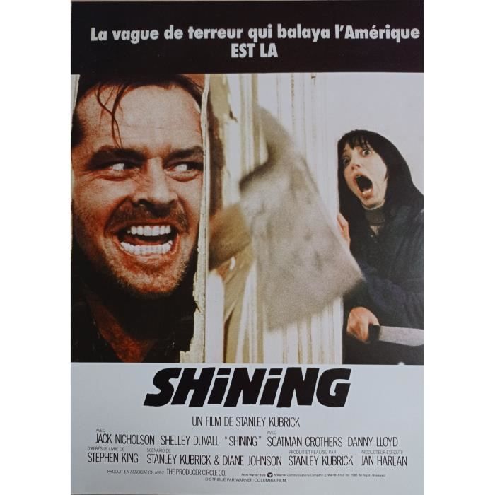 SHINING Affiche Cinéma Originale Roulée Petit format 53x40cm Movie Poster Stanley Kubrick R1990
SHINING Affiche Cinéma Originale Roulée Petit format 53x40cm Movie Poster Stanley Kubrick R1990