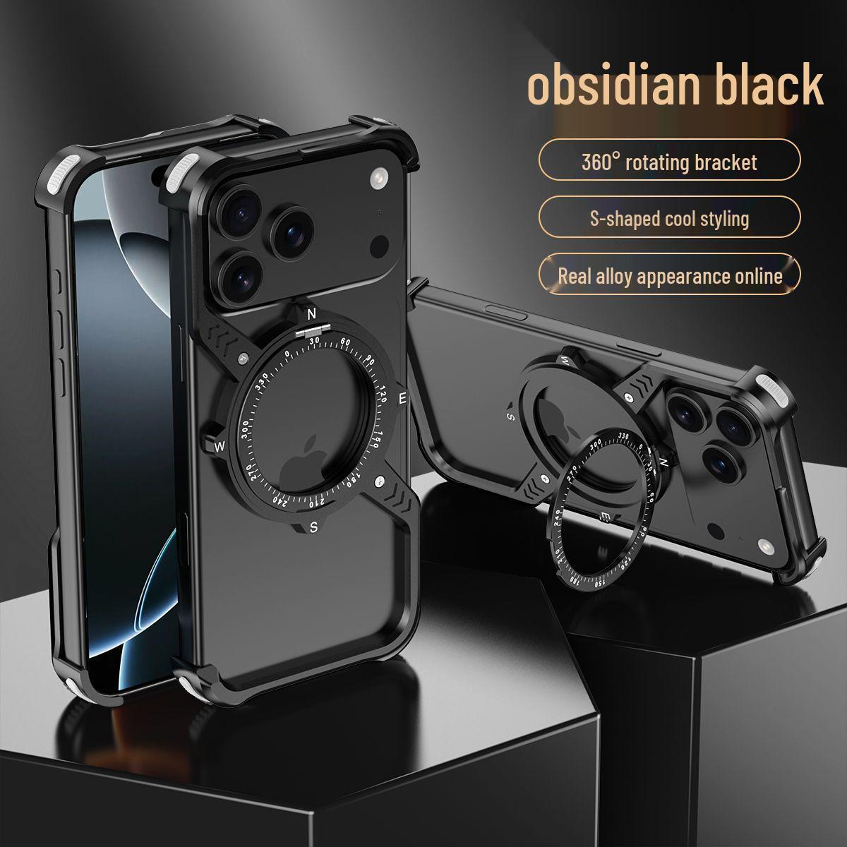 Cross-Border Apple 17 Pro Max S-Shaped Metal Phone Case with Rotating Stand Metal Frame - iPhone 16 Pro Max
Cross-Border Apple 17 Pro Max S-Shaped Metal Phone Case with Rotating Stand Metal Frame - iPhone 16 Pro Max