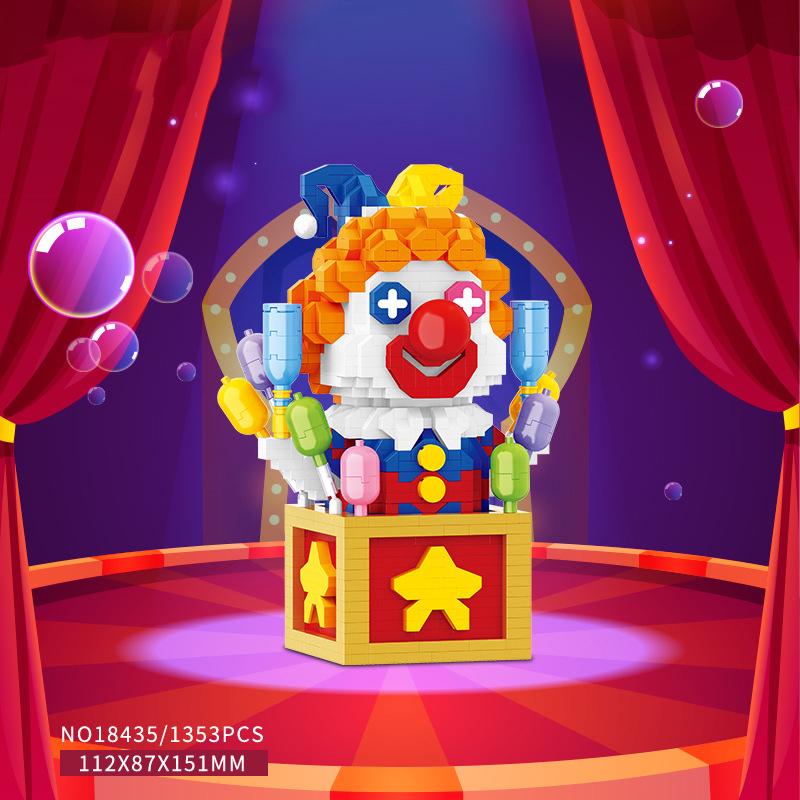 Lovely Amusement Park Micro Diamond Block Assembly Construction Brick Joker Nanobricks Clown Educational Toy Sets For Kids Gifts
Lovely Amusement Park Micro Diamond Block Assembly Construction Brick Joker Nanobricks Clown Educational Toy Sets For Kids Gifts