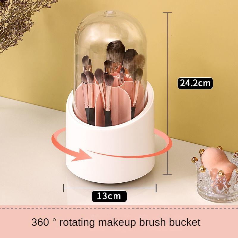 Вращающееся на 360 градусов ведро для хранения косметических кистей, пылезащитный держатель для ручек, кисть для макияжа, настольный ящик для хранения, контейнер для хранения карандашей для бровей, губной помады розовый
Вращающееся на 360 градусов ведро для хранения косметических кистей, пылезащитный держатель для ручек, кисть для макияжа, настольный ящик для хранения, контейнер для хранения карандашей для бровей, губной помады розовый