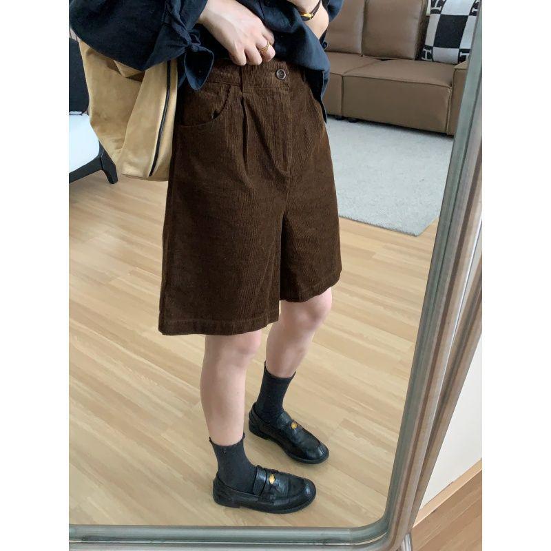 Women s Corduroy High-Waisted Wide-Leg A-Line Shorts - Spring/Autumn Casual Bootcut M (95-110 jin) кавовий
Women s Corduroy High-Waisted Wide-Leg A-Line Shorts - Spring/Autumn Casual Bootcut M (95-110 jin) кавовий