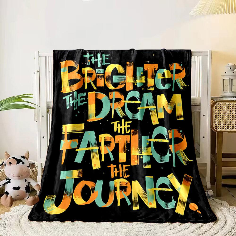 Bold hand-painted text in vibrant orange, yellow, and teal on black background. for all seasons blanket lunch break throw gift 80cm x 120cm
Bold hand-painted text in vibrant orange, yellow, and teal on black background. for all seasons blanket lunch break throw gift 80cm x 120cm