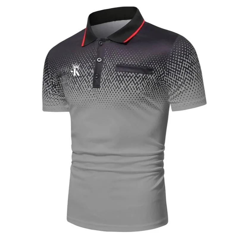 Повседневные рубашки поло с принтом для мужчин, облегающие мужские футболки, новая летняя мужская одежда 3XL серый
Повседневные рубашки поло с принтом для мужчин, облегающие мужские футболки, новая летняя мужская одежда 3XL серый