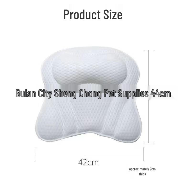 In-Stock 4D Non-Slip Bath Pillow with Six Suction Cups for Spa and Home Use 44x42x7cm белый
In-Stock 4D Non-Slip Bath Pillow with Six Suction Cups for Spa and Home Use 44x42x7cm белый