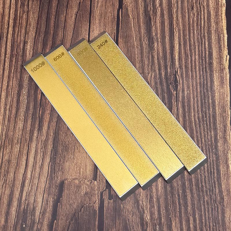 Aluminum Base Golden/honeycomb Diamond Stone, Fixed Angle Knife Sharpener Accessories Whetstone Kitchen Knife Sharpening System
Aluminum Base Golden/honeycomb Diamond Stone, Fixed Angle Knife Sharpener Accessories Whetstone Kitchen Knife Sharpening System