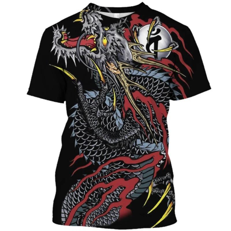 Cool Chinese Loong Pattern T Shirt for Men Dragon 3D Printed Tees Summer Casual Short Sleeve Round Neck Tops Oversized T-Shirts XXS
Cool Chinese Loong Pattern T Shirt for Men Dragon 3D Printed Tees Summer Casual Short Sleeve Round Neck Tops Oversized T-Shirts XXS