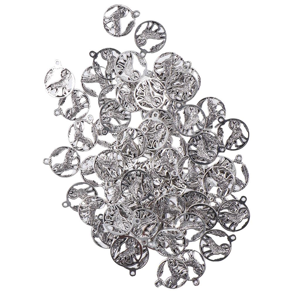 70PCS Antique Silver Antique Silver Alloy Wolf Charm Wolf Animal Charm Pendants Anklets
70PCS Antique Silver Antique Silver Alloy Wolf Charm Wolf Animal Charm Pendants Anklets