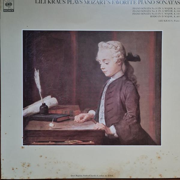 LP Record WOLFGANG AMADEUS MOZART LILI KRAUS Lili Kraus Plays Mozarts Favorite FCCA550 CBSSONY Japan Classical Used
LP Record WOLFGANG AMADEUS MOZART LILI KRAUS Lili Kraus Plays Mozarts Favorite FCCA550 CBSSONY Japan Classical Used