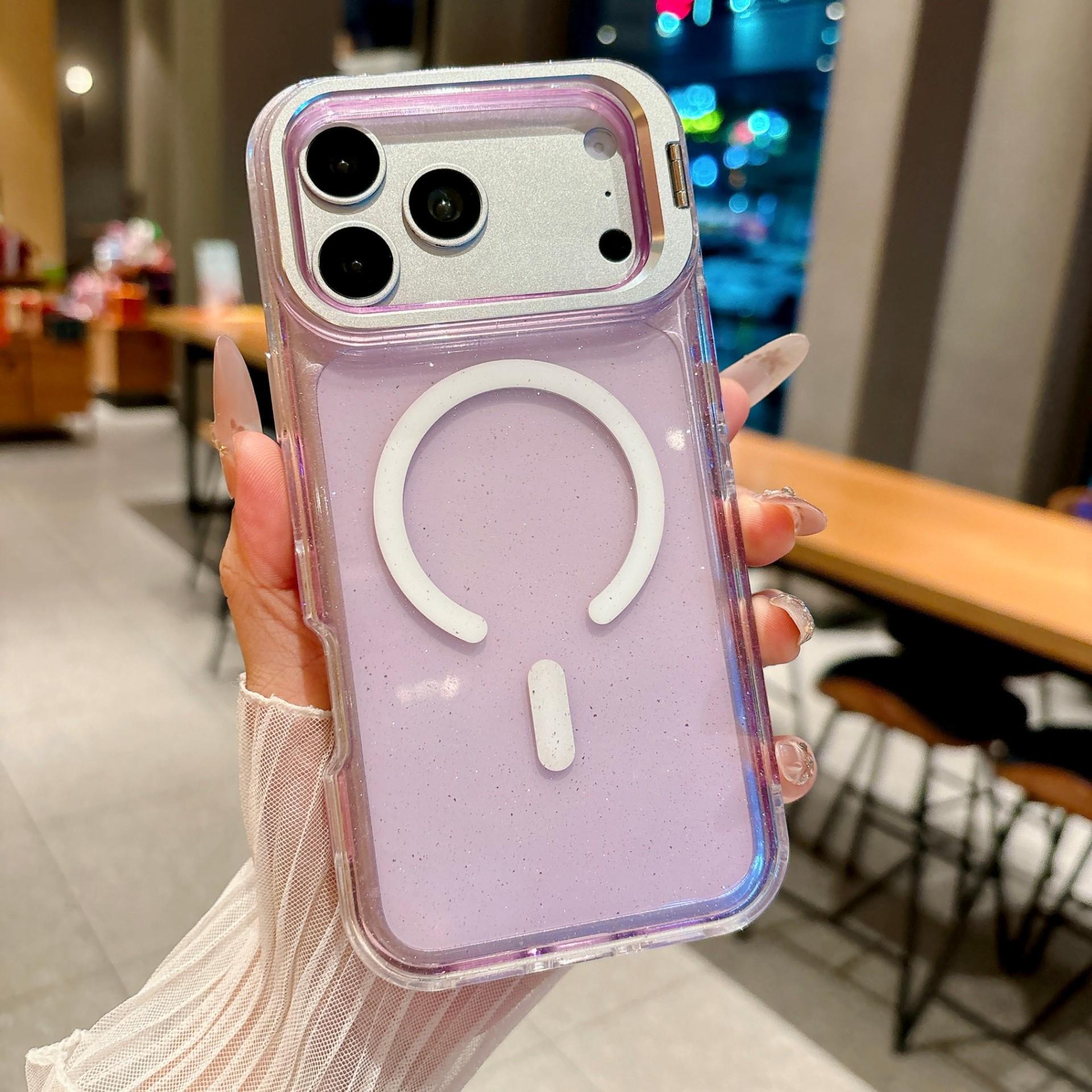 Apple-Compatible iPhone 17 Clear Glitter Lens Holder Magnetic Case with Full Coverage Drop Protection 13 фиолетовый
Apple-Compatible iPhone 17 Clear Glitter Lens Holder Magnetic Case with Full Coverage Drop Protection 13 фиолетовый