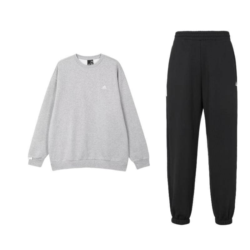 Толстовка Adidas Logo Crew, однотонный флис с логотипом, толстый свободный свитер с круглым вырезом и длинными рукавами, повседневный спортивный комплект IV7603+IV7599 S
Толстовка Adidas Logo Crew, однотонный флис с логотипом, толстый свободный свитер с круглым вырезом и длинными рукавами, повседневный спортивный комплект IV7603+IV7599 S