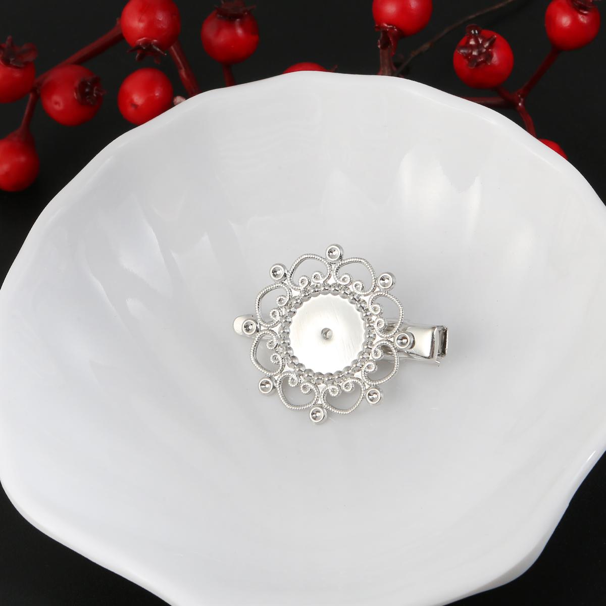 Iron Hair Clip Butterfly Flower Classical Palace Retro Hair Accessories 28mm римські срібного кольору
Iron Hair Clip Butterfly Flower Classical Palace Retro Hair Accessories 28mm римські срібного кольору