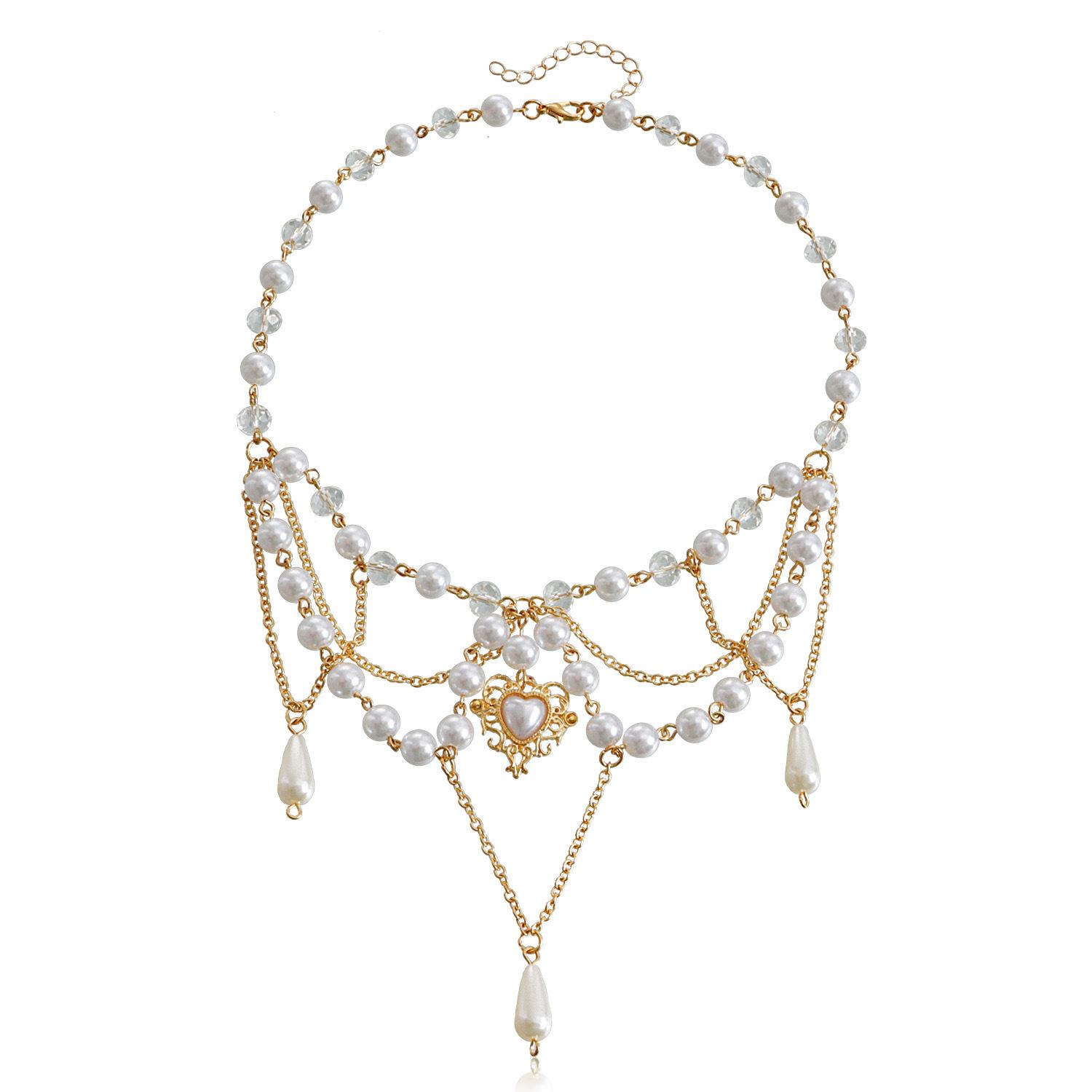 Niche Design Spice Girl Imitation Pearl Tassel Love Cross Butterfly Versatile Necklace Women
Niche Design Spice Girl Imitation Pearl Tassel Love Cross Butterfly Versatile Necklace Women