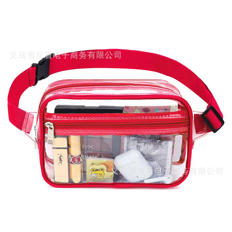 PVC transparent bag sports running outdoor fanny bag waterproof rafting fitness travel portable storage bag logo червоний
PVC transparent bag sports running outdoor fanny bag waterproof rafting fitness travel portable storage bag logo червоний