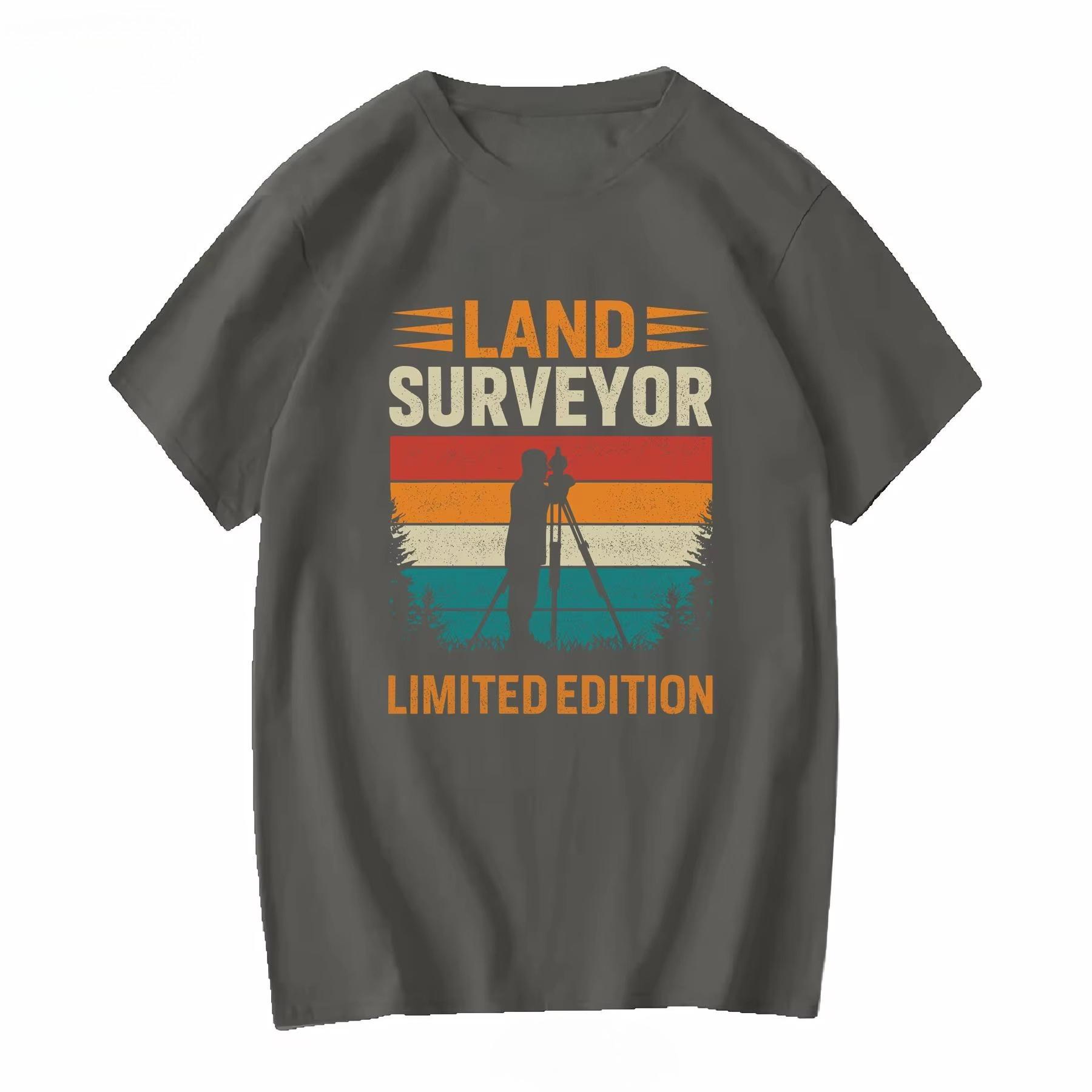 Unique Surveyor Themed T Shirt Perfect for Land Mapping Experts Geomatics Apparel Short Sleeves Vintage Washed Fashion 4XL
Unique Surveyor Themed T Shirt Perfect for Land Mapping Experts Geomatics Apparel Short Sleeves Vintage Washed Fashion 4XL