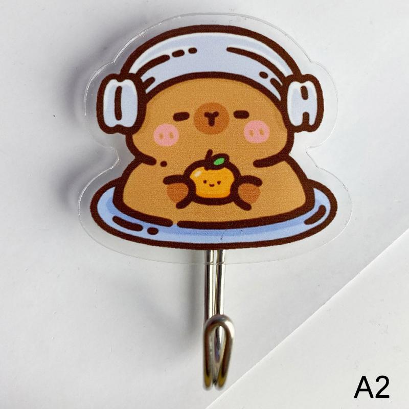 Симпатичні настінні гачки Тримач для ключів Самоклеюча настінна вішалка з мультфільмом Капібара Гачок для домашнього декору дитячої кімнати
Симпатичні настінні гачки Тримач для ключів Самоклеюча настінна вішалка з мультфільмом Капібара Гачок для домашнього декору дитячої кімнати