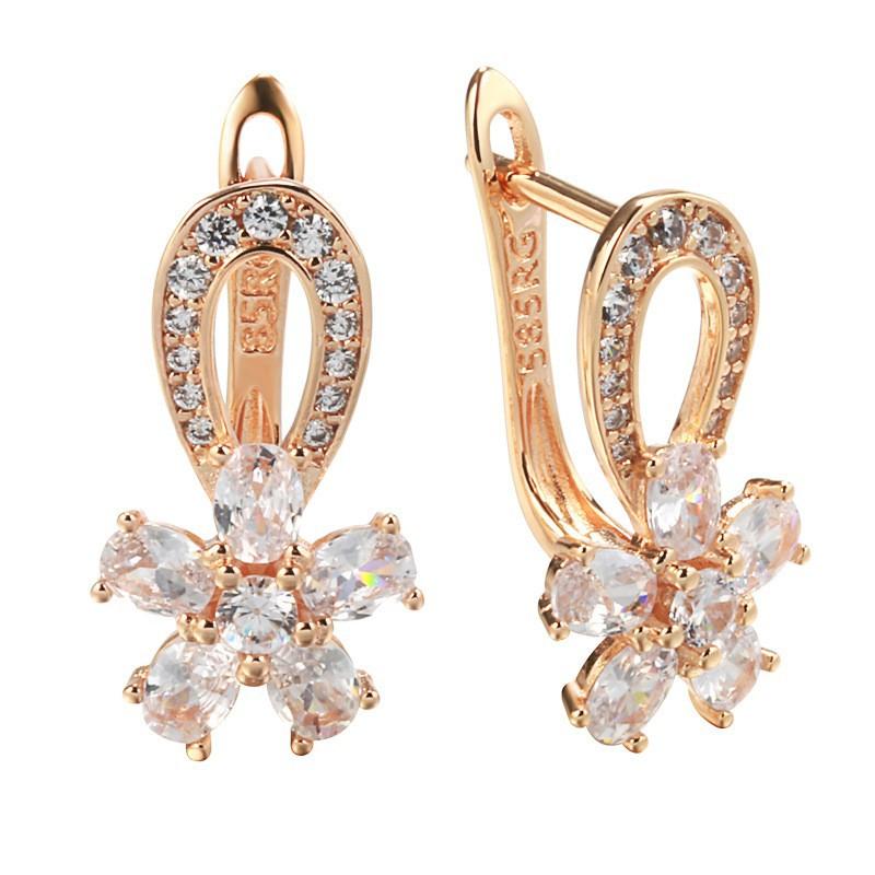 Fashion Flower Earrings Women s Zircon Earrings One size fits all
Fashion Flower Earrings Women s Zircon Earrings One size fits all