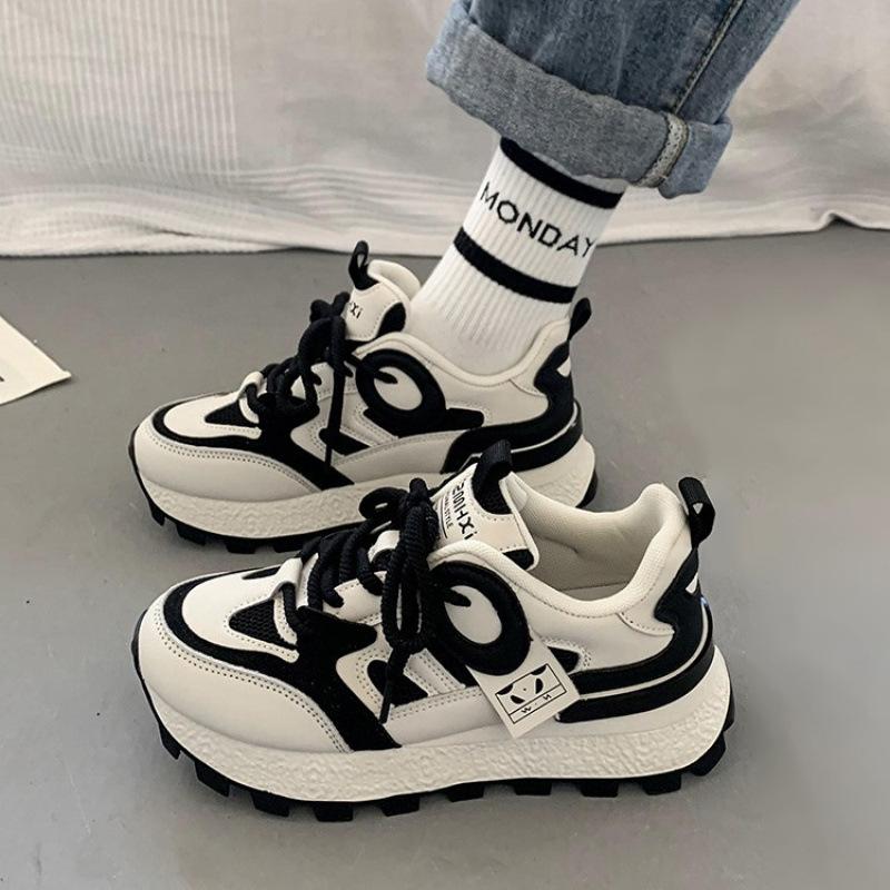 Popular Forrest Gump shoes women s spring and summer 2025 new thick-soled panda dad shoes breathable mesh casual sports shoes 40 чорний
Popular Forrest Gump shoes women s spring and summer 2025 new thick-soled panda dad shoes breathable mesh casual sports shoes 40 чорний