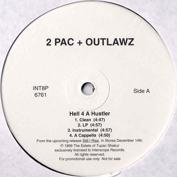 12inch Record 2PAC & THE OUTLAWZ - Hell 4 A Hustler / Homeboyz INT8P6761 Interscope Reco 1999 US Rap & Hip-Hop/R&B Used
12inch Record 2PAC & THE OUTLAWZ - Hell 4 A Hustler / Homeboyz INT8P6761 Interscope Reco 1999 US Rap & Hip-Hop/R&B Used