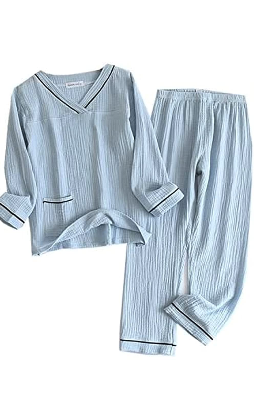 Пижама Yume Пижама из двойной марли для домашней одежды для длинных маршмеллоу, чувствительная, легкая, детская, хлопковая, весна/лето, осень/зима, V-образный вырез,
Пижама Yume Пижама из двойной марли для домашней одежды для длинных маршмеллоу, чувствительная, легкая, детская, хлопковая, весна/лето, осень/зима, V-образный вырез,