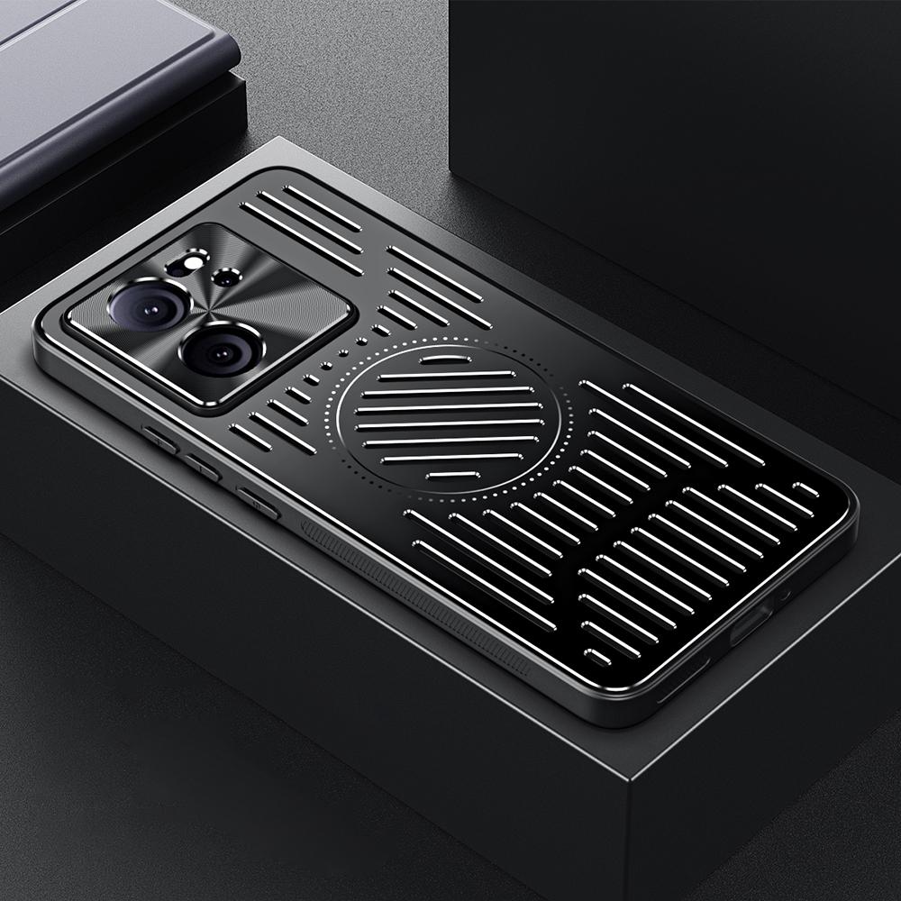 For Xiaomi Redmi K60 Ultra/13T/13T Pro TPU+Aluminum Alloy Hollow Heat Dissipation Phone Back Case Black
For Xiaomi Redmi K60 Ultra/13T/13T Pro TPU+Aluminum Alloy Hollow Heat Dissipation Phone Back Case Black