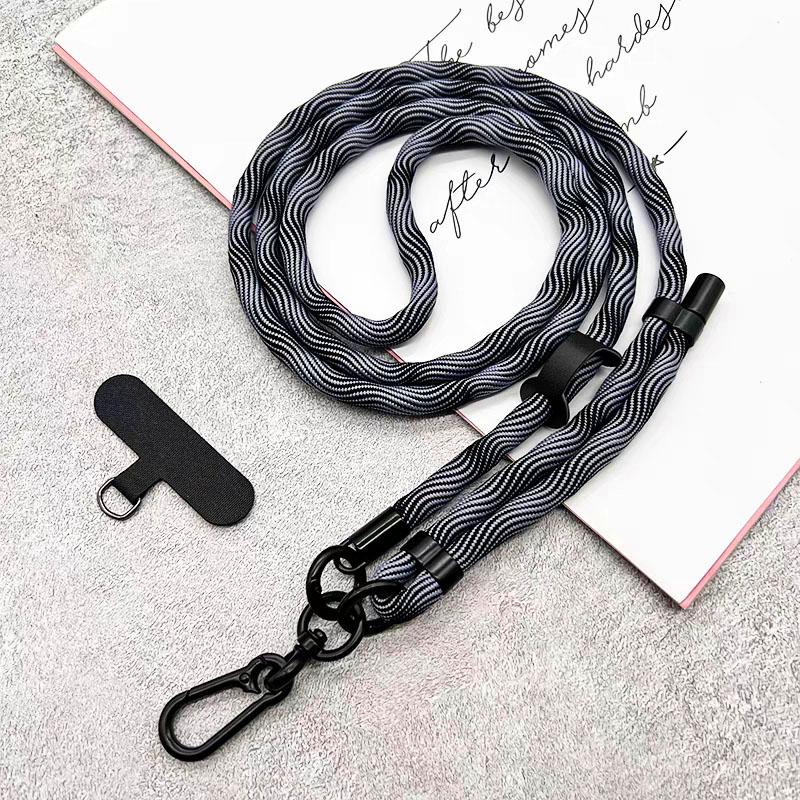 150cm Adjustable Mobile Phone Strap Outdoor Anti-lost Crossbody Phone Lanyards Neck Rope with Patch Cellphone Hanging Cord Strap
150cm Adjustable Mobile Phone Strap Outdoor Anti-lost Crossbody Phone Lanyards Neck Rope with Patch Cellphone Hanging Cord Strap