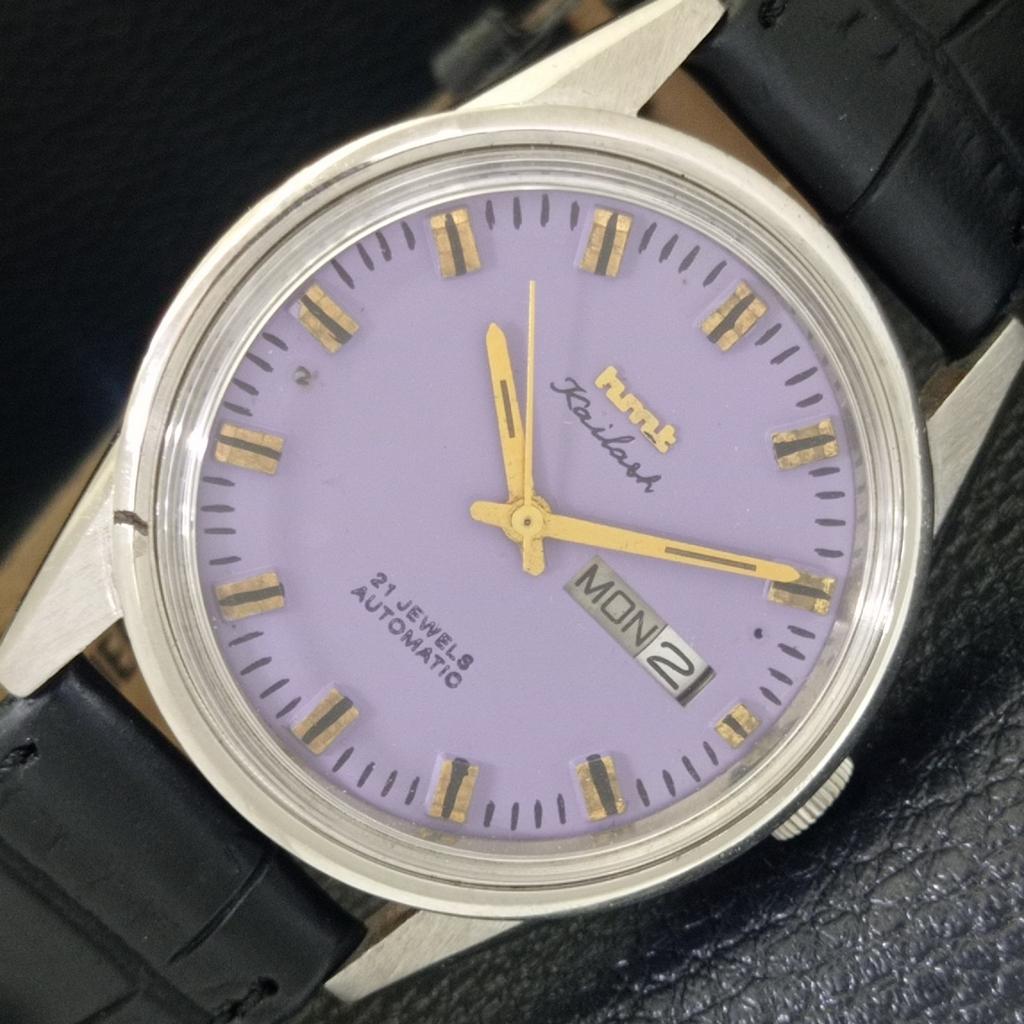 HMT KANCHAN AUTOMATIC VINTAGE 6501 INDIAN MENS PURPLE COLOR DIAL WATCH a703291-1 R213a-a703291
HMT KANCHAN AUTOMATIC VINTAGE 6501 INDIAN MENS PURPLE COLOR DIAL WATCH a703291-1 R213a-a703291